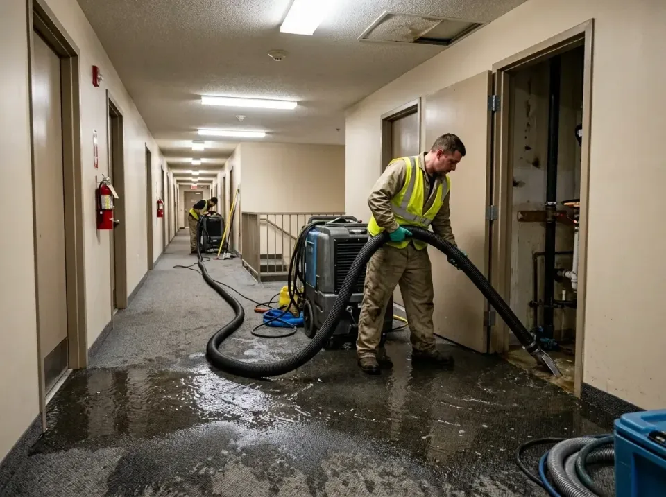 multi-unit-apartment-hallway-f-005 — frequently asked questions, Emergency Burst Pipe Water Extraction & Removal in Akron, OH